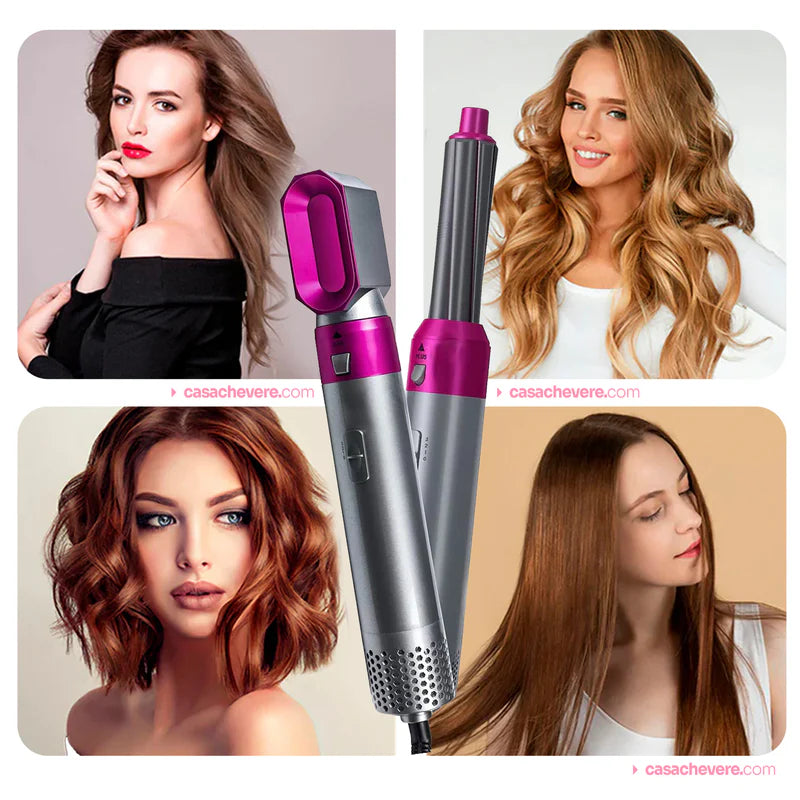 ¡Dale volumen , alisa , ondula, moldea tu cabello en 5 minutos con nuestro Piene 5 en 1!