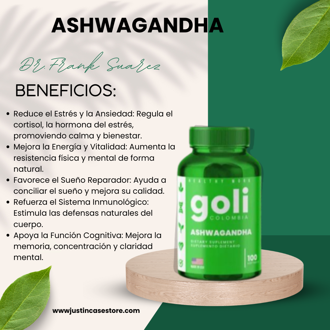 Recupera tu Energía y Equilibra tu Estrés con Goli Ashwagandha