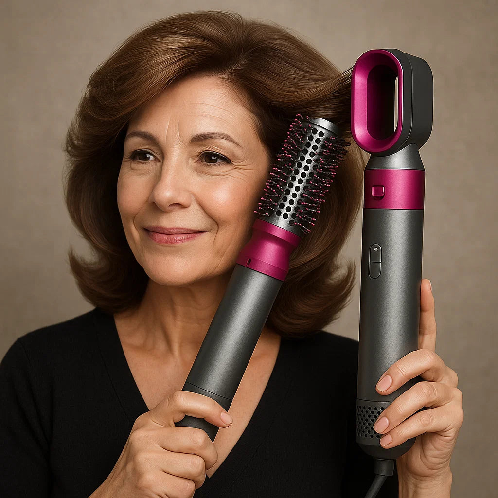 ¡Dale volumen , alisa , ondula, moldea tu cabello en 5 minutos con nuestro Piene 5 en 1!
