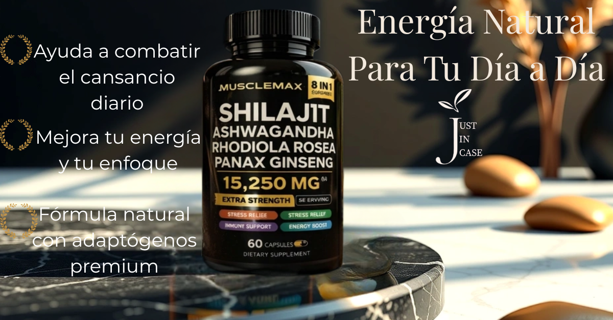 Aumenta tu energía natural y enfoque sin nerviosismo 8 en 1!
