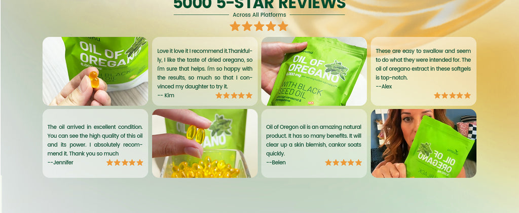 Aceite de Orégano con Semilla Negra – 300 Cápsulas Antioxidantes