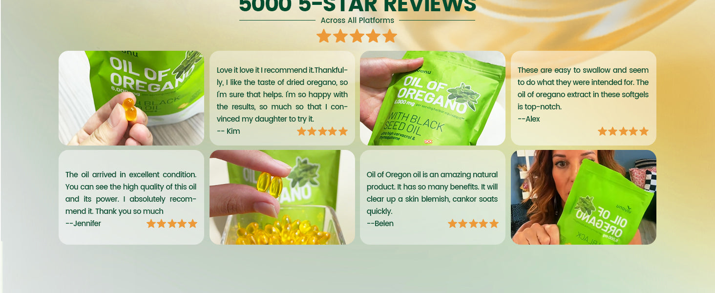 Aceite de Orégano con Semilla Negra – 300 Cápsulas Antioxidantes