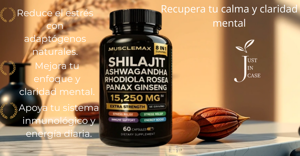 Aumenta tu energía natural y enfoque sin nerviosismo 8 en 1!