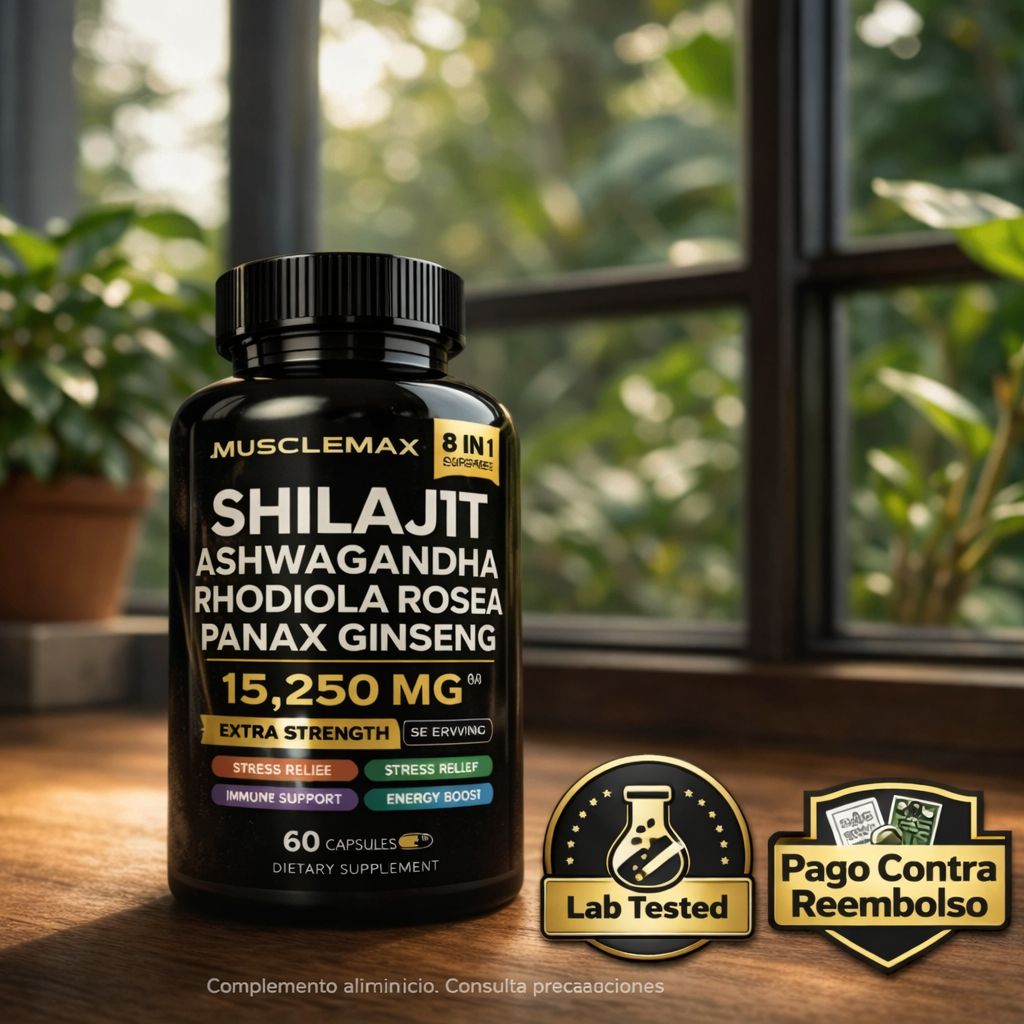 Aumenta tu energía natural y enfoque sin nerviosismo 8 en 1!