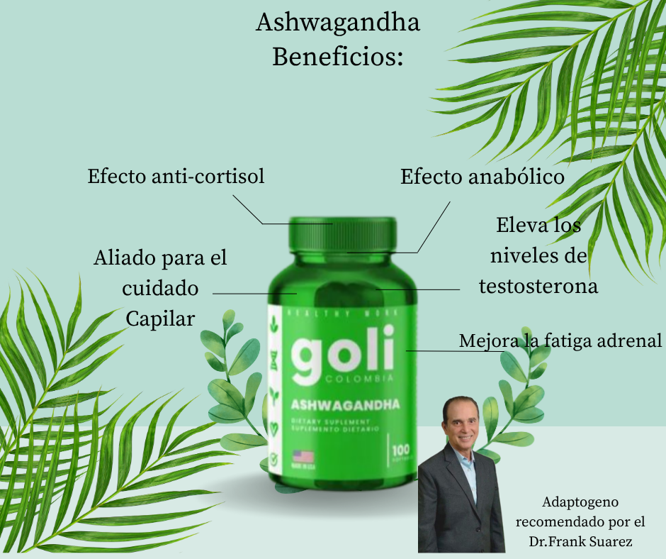 Recupera tu Energía y Equilibra tu Estrés con Goli Ashwagandha