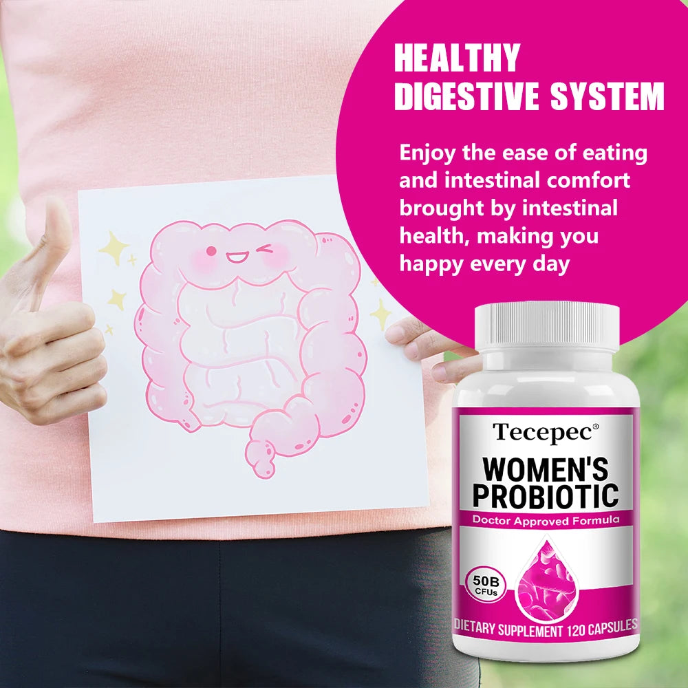 Probiótico Mujer 50 Mil Millones CFU con Arándano – 120 Cápsulas