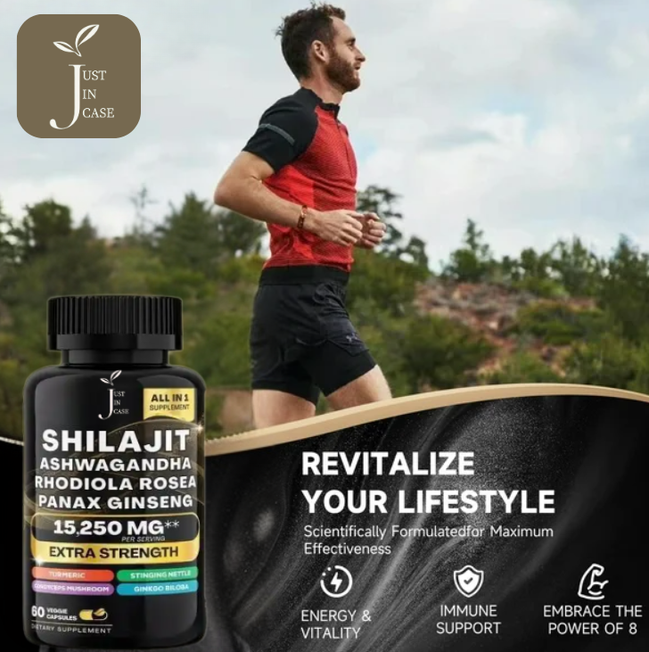 Energía natural y enfoque sin nerviosismo 8 en 1!