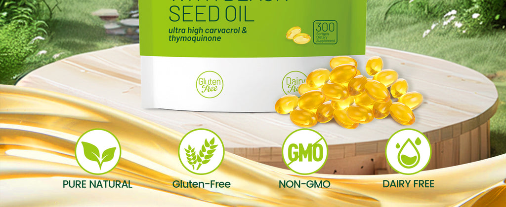 Aceite de Orégano con Semilla Negra – 300 Cápsulas Antioxidantes