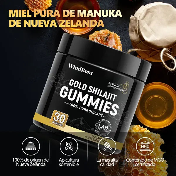 Gomitas de Shilajit Puro