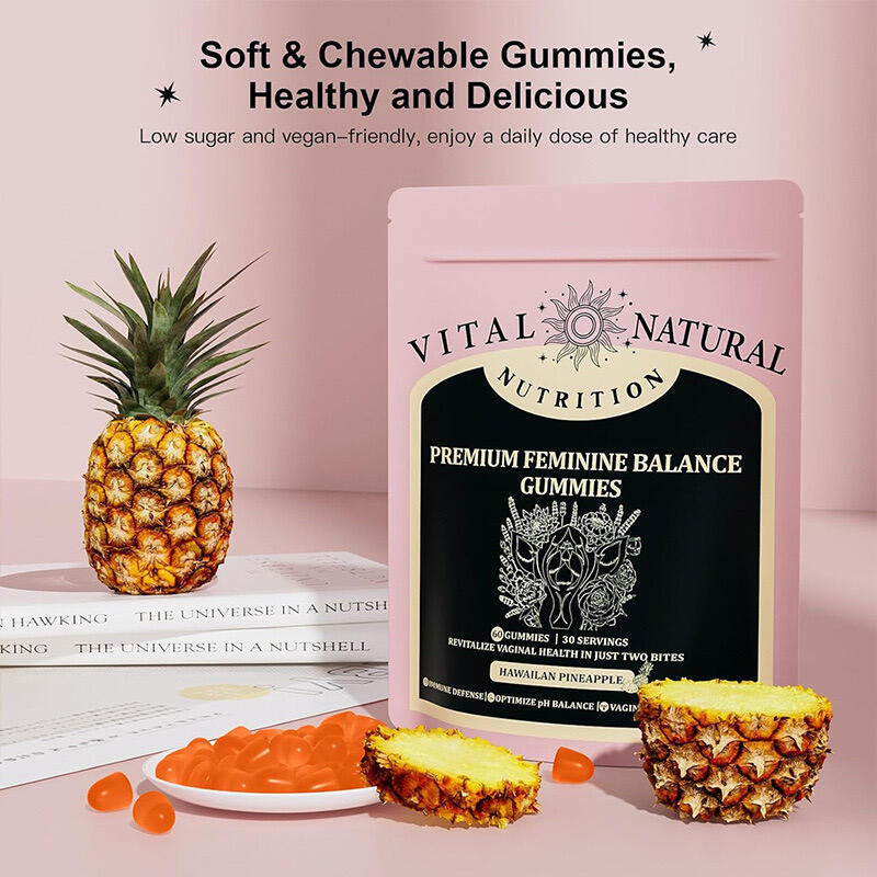 Gominolas Premium para el Equilibrio Femenino – Hawaiian Pineapple
